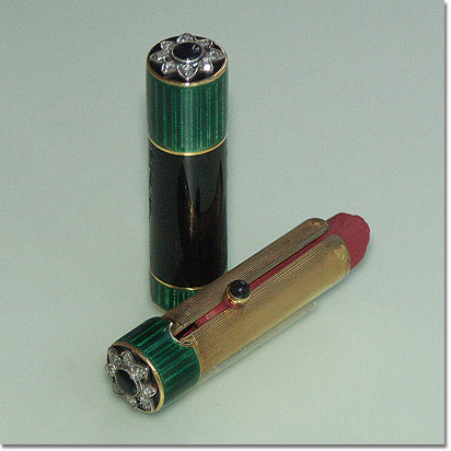 Luxus-Lippenstifthülse im Art-Deco-Style
